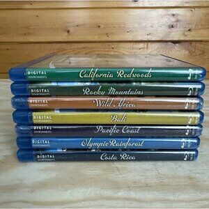 Lot Of 7 Earthscapes Blu-ray Digital Environments Pacific Coast - California
